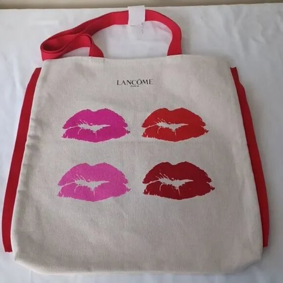 Lancome Paris Lips Canvas Tote - Picture 2 of 4